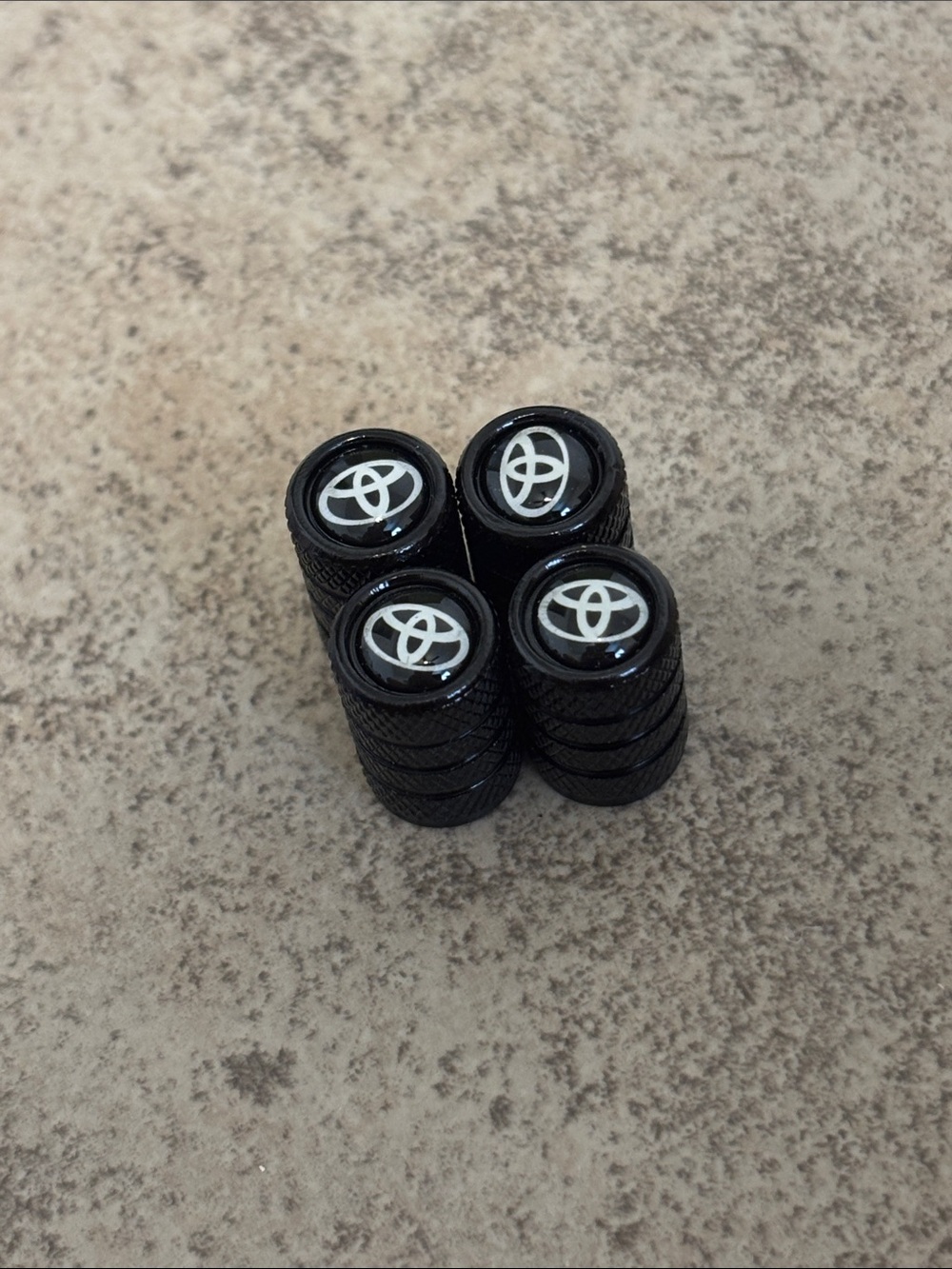 Pack of Toyota Logo Valve Stem Tire Covers